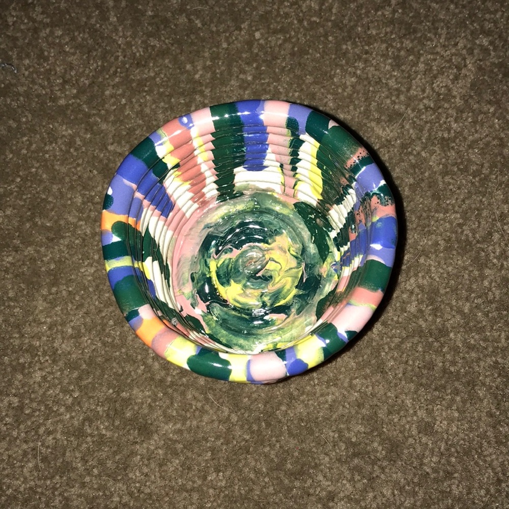 Handmade coil pottery peice